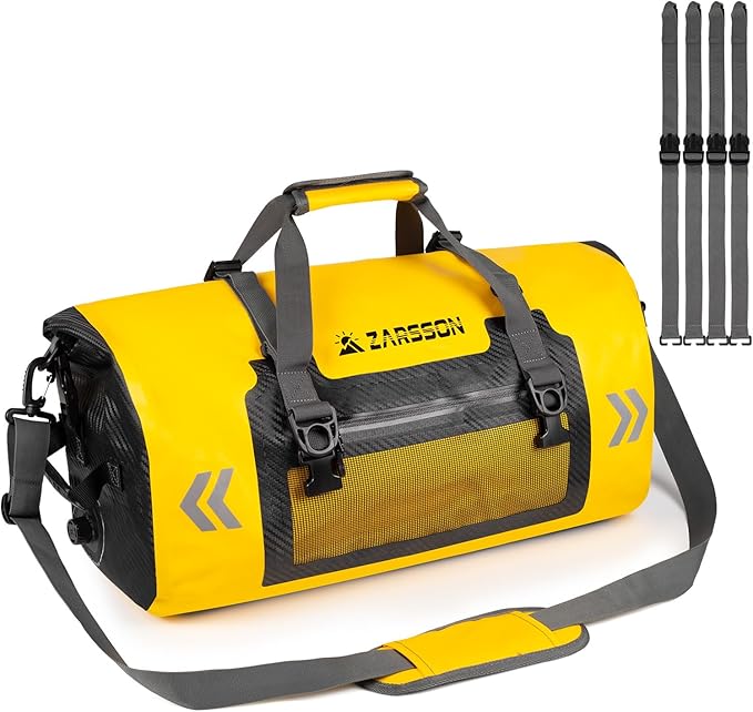 Wasserdichte Roll-Top Reisetasche – 40 L Oder 66 L, Mit Reißverschluss, MOLLE & Schultergurt