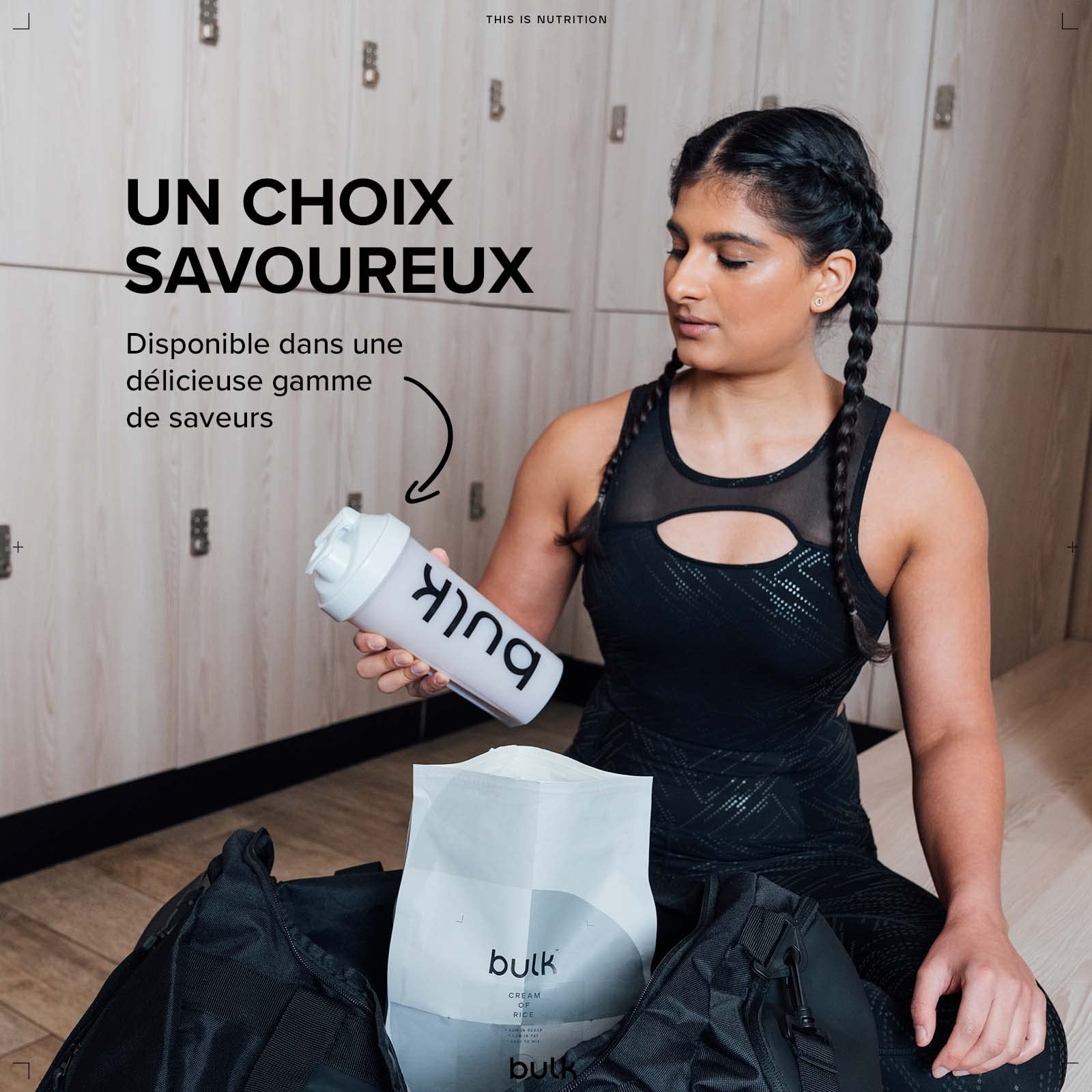 Bulk Crème De Riz, Cream of Rice, Chocolat, 2,5 kg | Chocolat, 50 portions
