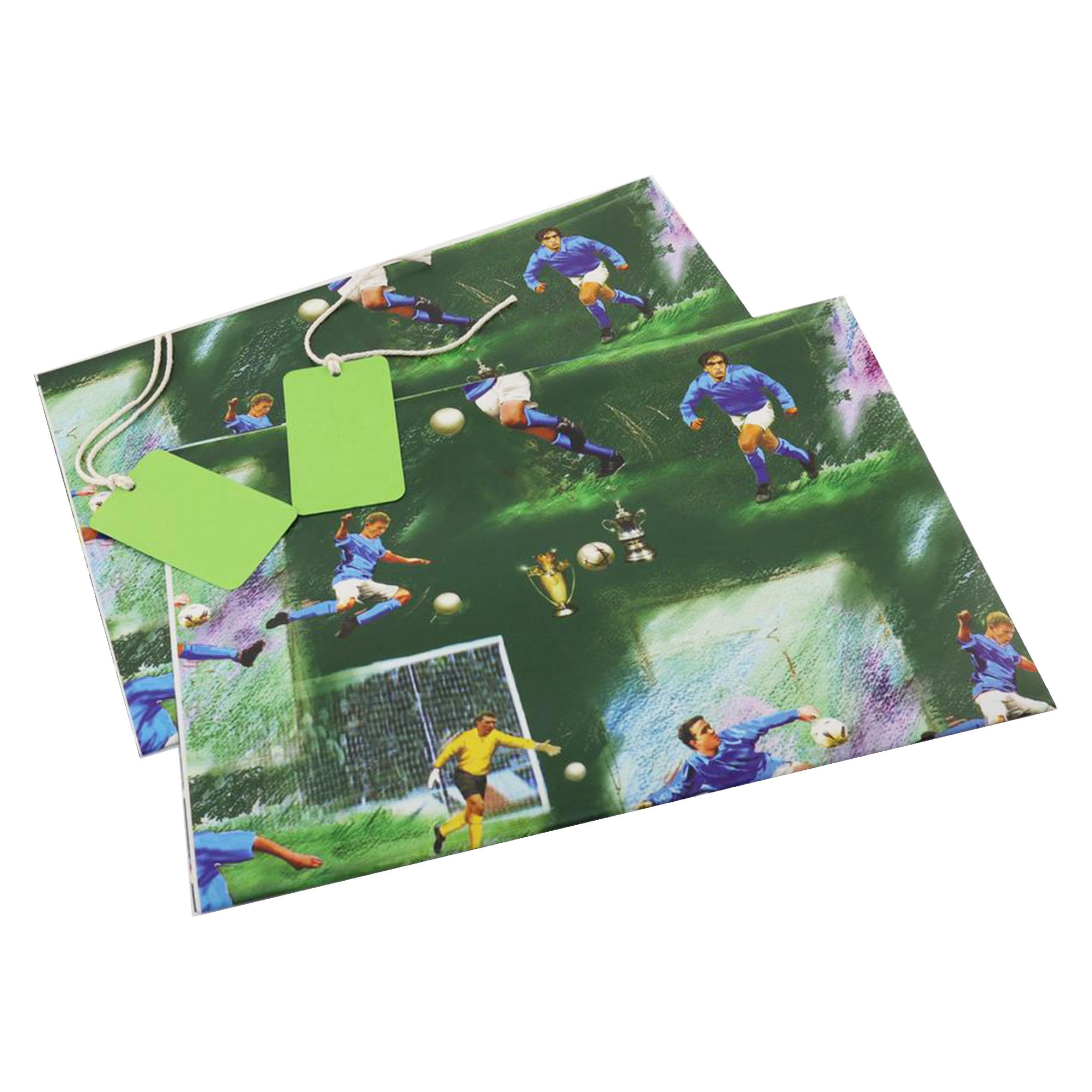 Football Wrapping Paper, Soccer Football Soccer Shoes Goal Gift Wrapping Paper 4 Sheets 50x70 Cm Per Sheet, Birthday Gift Wrap For Boys Kids Men Football Lover Birthday Holiday - View #2