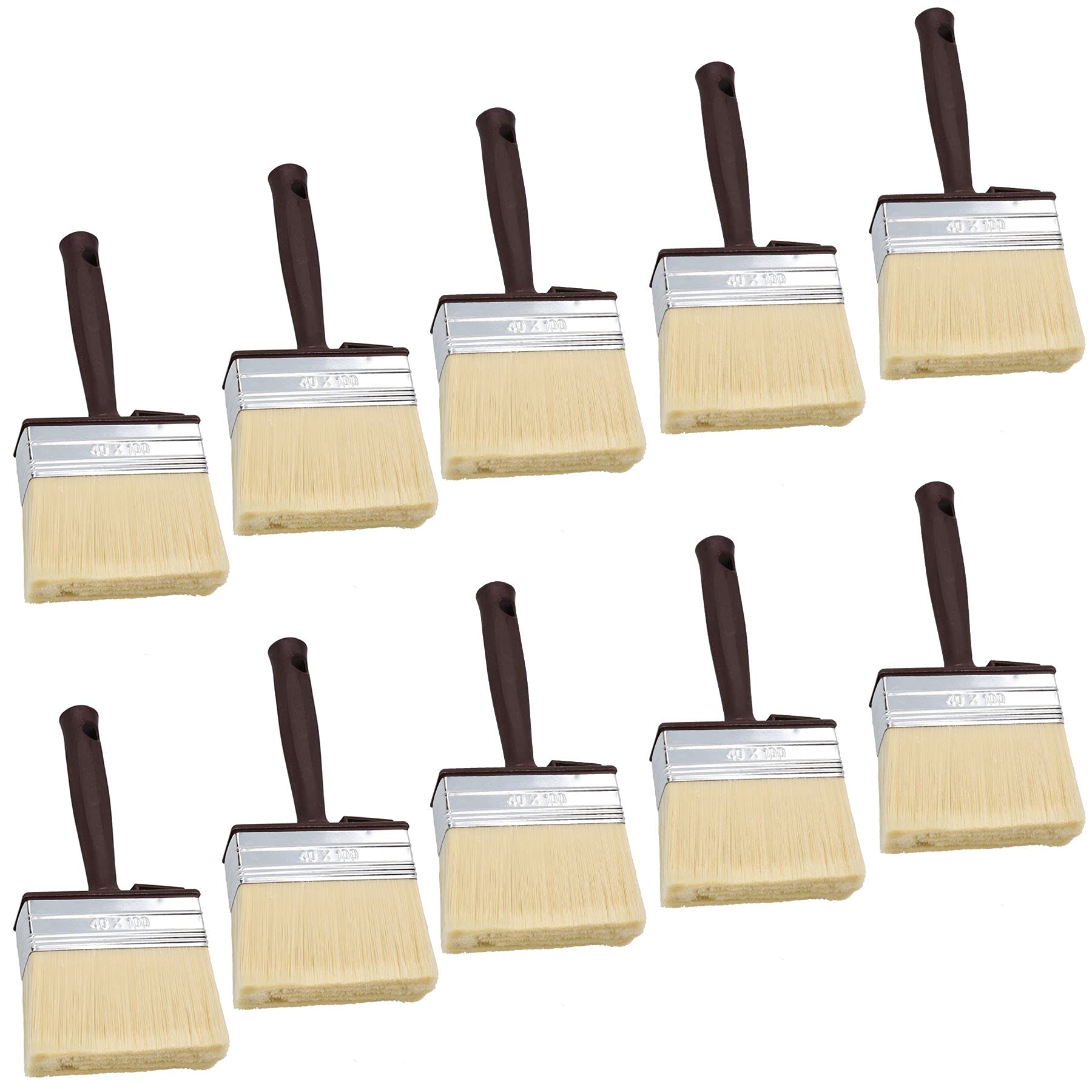 Pinceau pour abris de jardin 10 cm pour peindre de grandes surfaces sans effort
