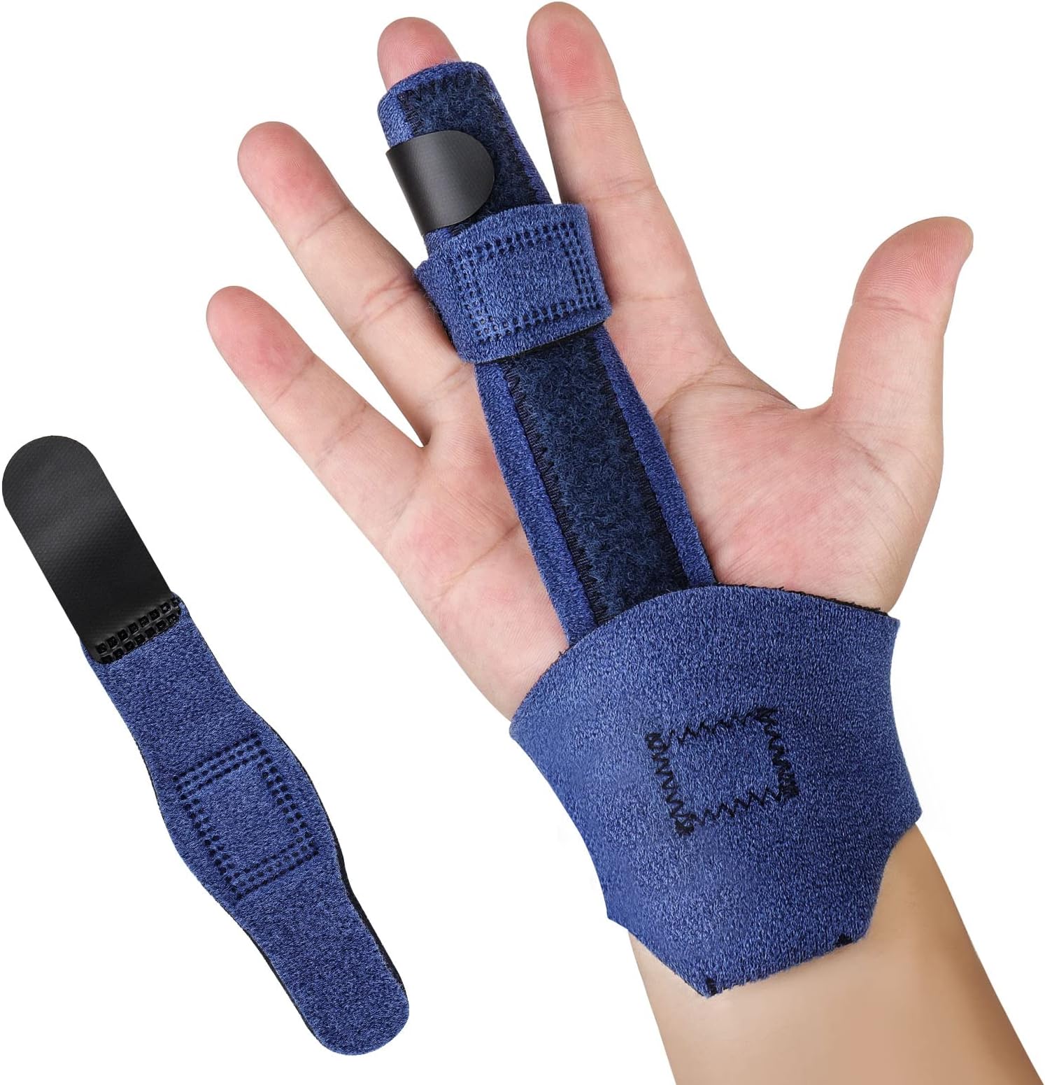 Shoze Finger Splint Set Support Finger Extension Splint Removable Finger Brace for Trigger Finger Mallet Finger Finger Knuckle Immobilization