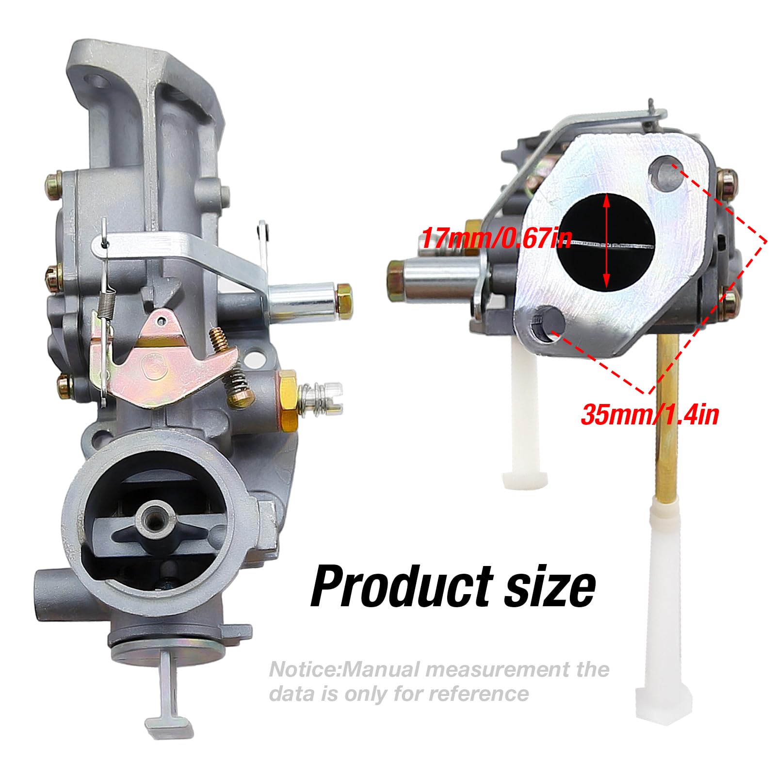 SYOWADA 299437 - Carburador de repuesto para motor pequeño B&S 135200 130200 100200 de 4 ciclos, kit de carburador 297599 de repuesto para Bs 130201 130202 130203 130205 130206 130206 07 13 0231