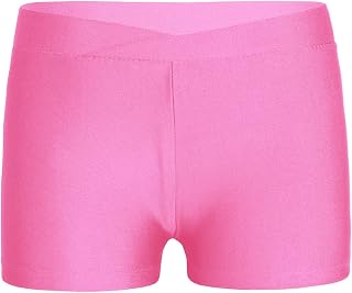 Yeahdor Kids Gymnastic Dance Shorts Stretchy Ballet Yoga Workout Bottom Dancewear Sports Fitness Hot Pants