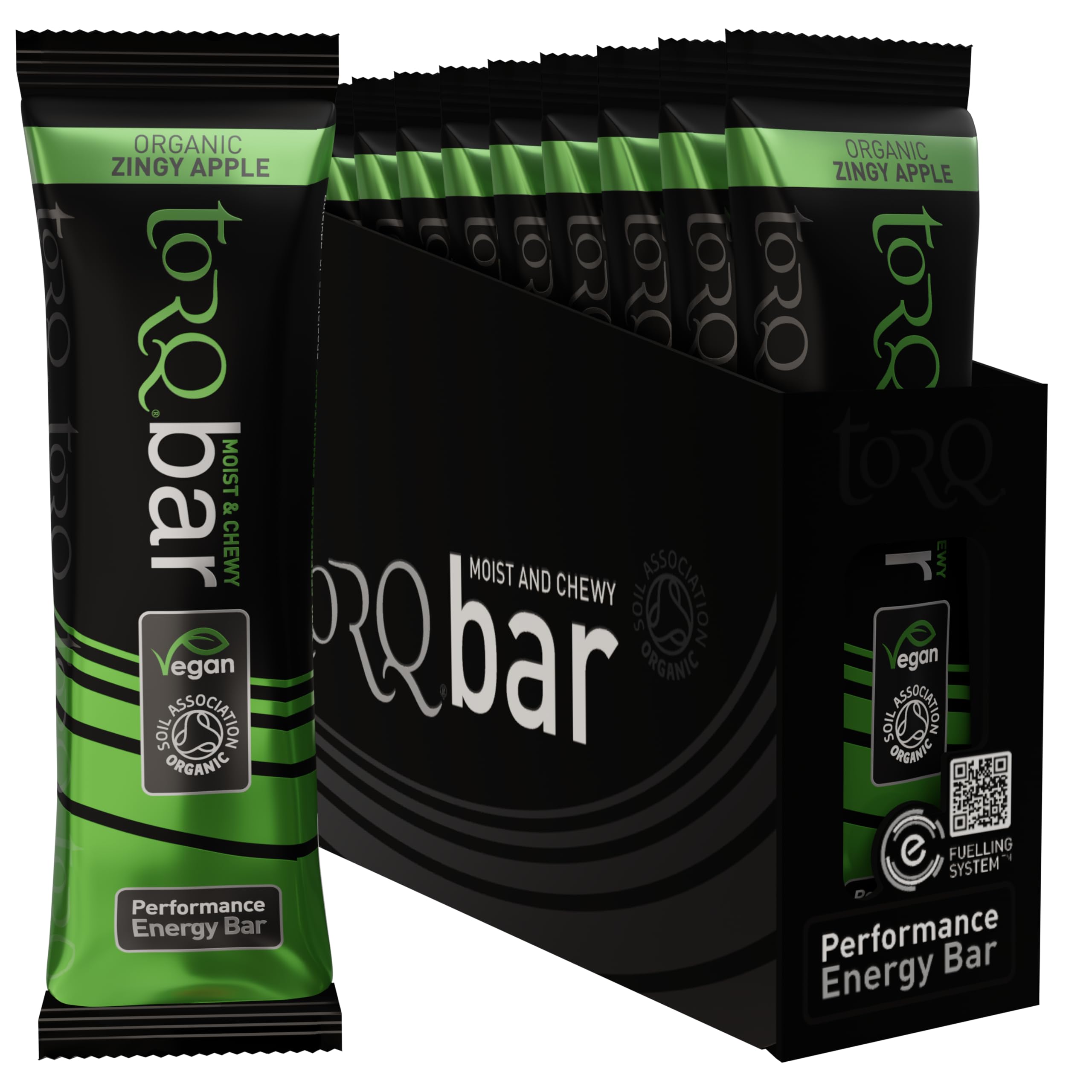 Torq  Organic Energy Bar (15X 45G) - Zingy Apple - 15 x 45g
