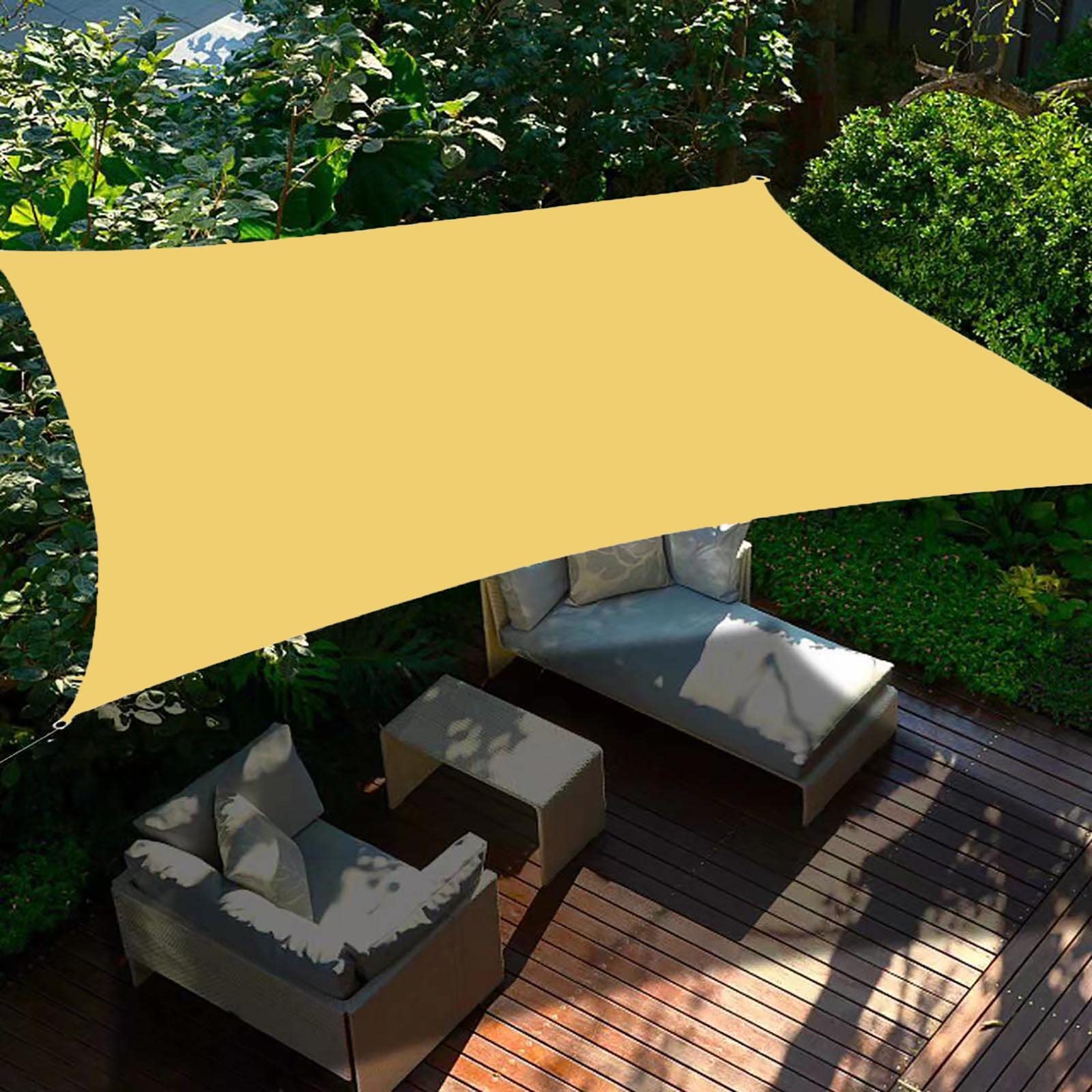 Voile d'ombrage prévenir l'eau 2x3m pour balcon et repas frais en terrasse de jardin