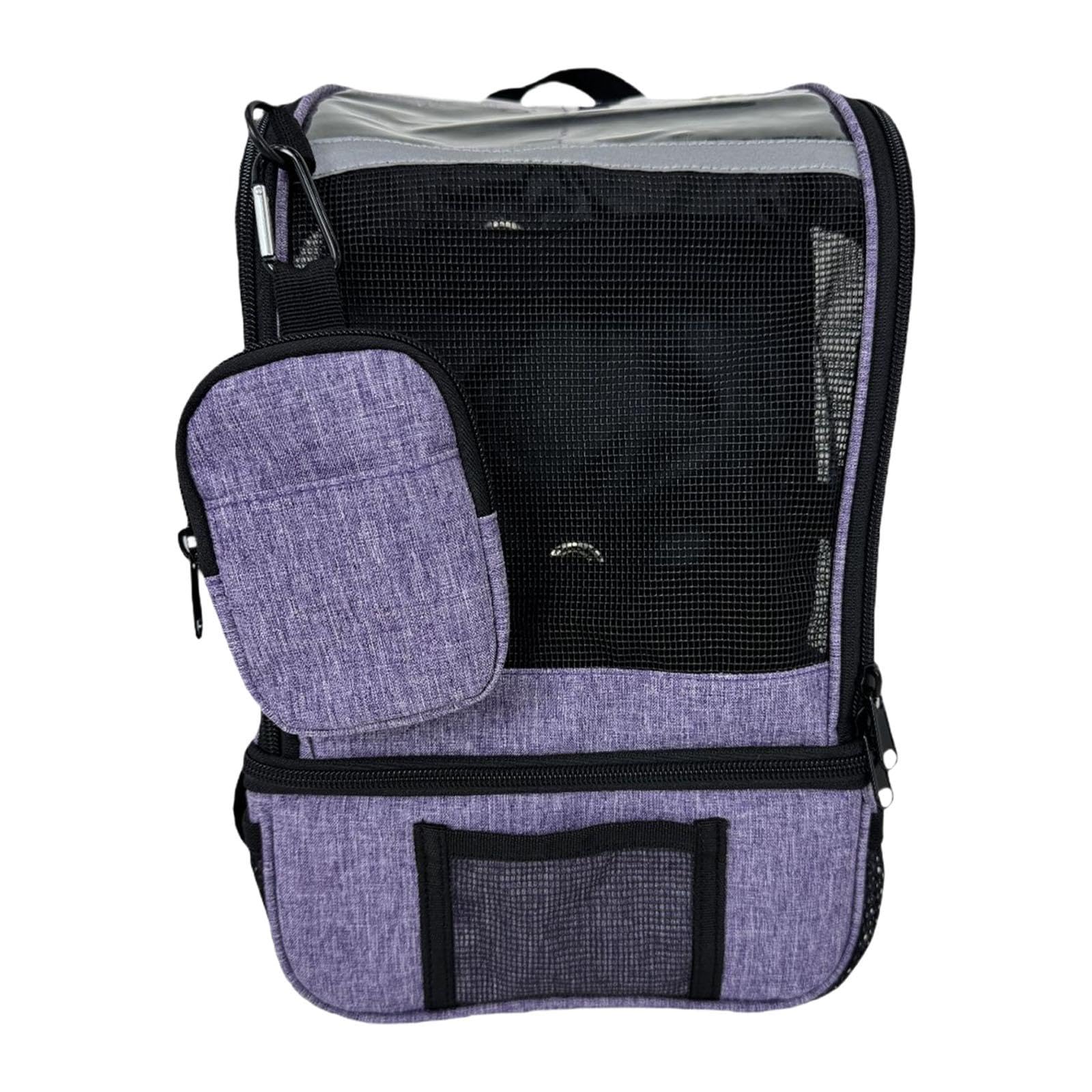 perfk Mochila para concentrador de oxígeno, bolsa de transporte con correa ajustable para el hombro, bolsa ligera para máquina de oxígeno, para