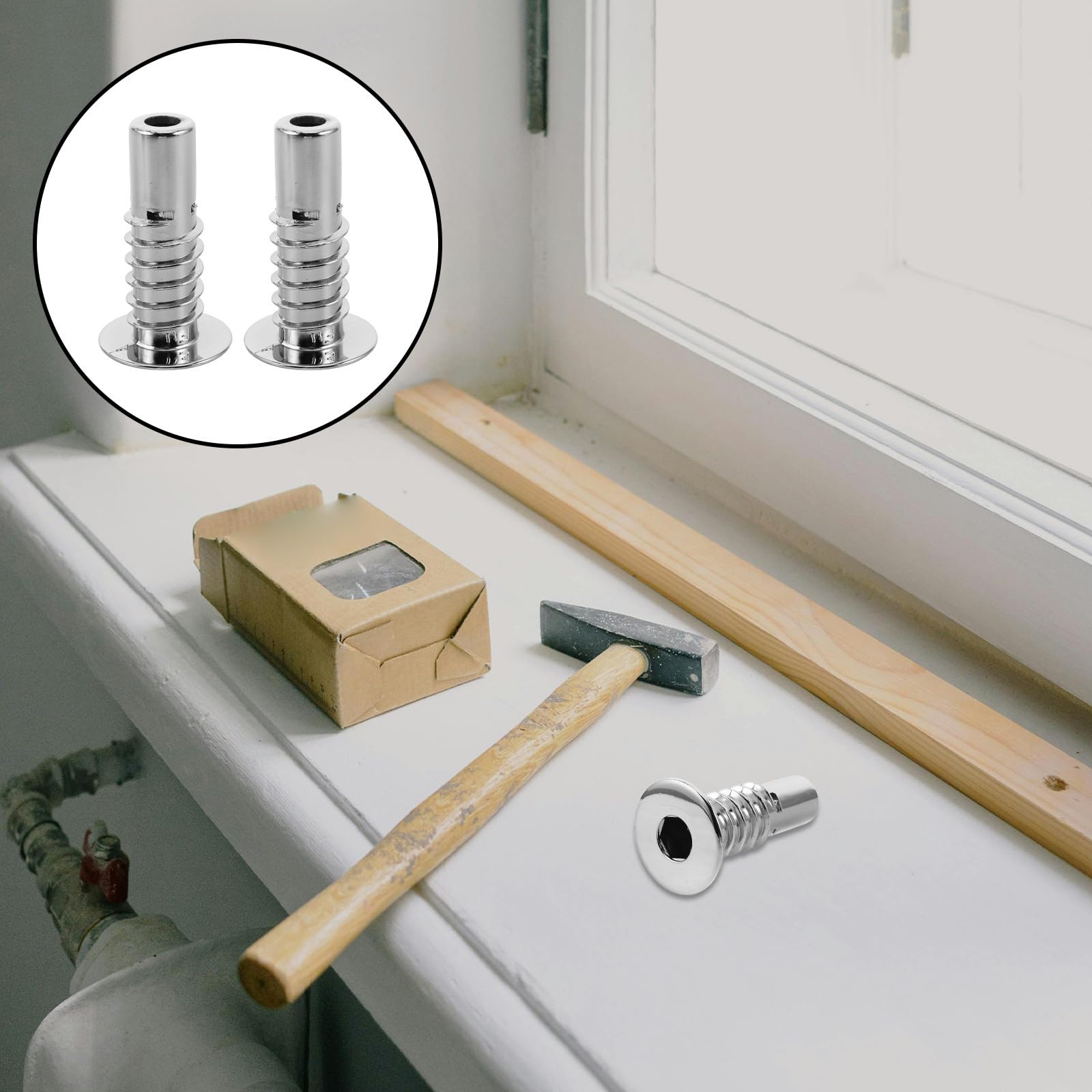 iplusmile 4 Tornillos de Bisagra Plegables de Aleación de Zinc para Sofá y Silla Ajuste Preciso de Altura y Ángulo, Mecanismo Resistente para Uso Residencial y Comercial
