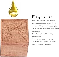 Vista 9 de Essential Oil Diffuser Wood Aromatherapy Diffuser Rosewood Essential Oil Diffuser for Car Bedroom Office 8 Pcs