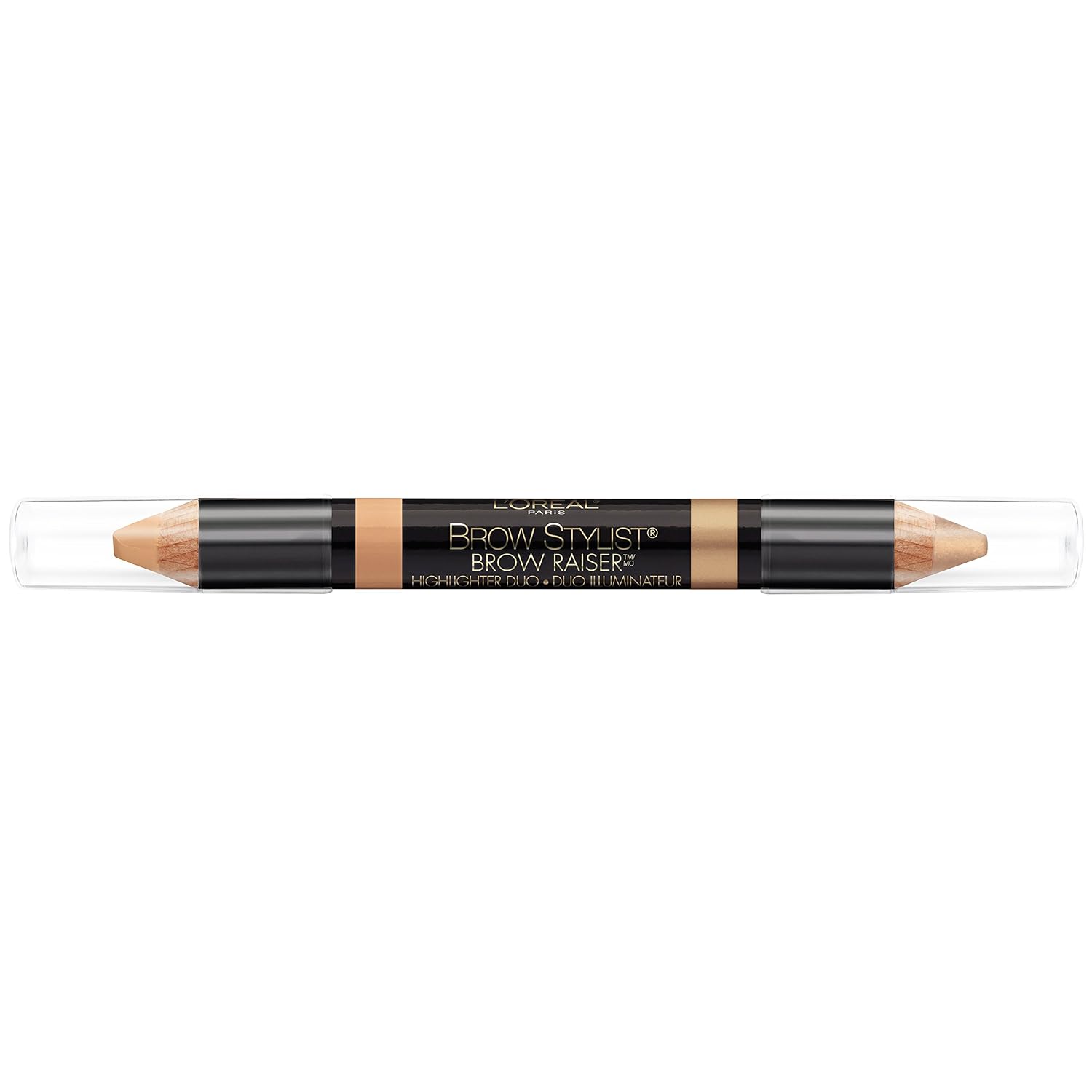 L'Oreal Paris Cosmetics Stylist Brow Raiser Highlighter Duo, Medium, 0.16 Ounce