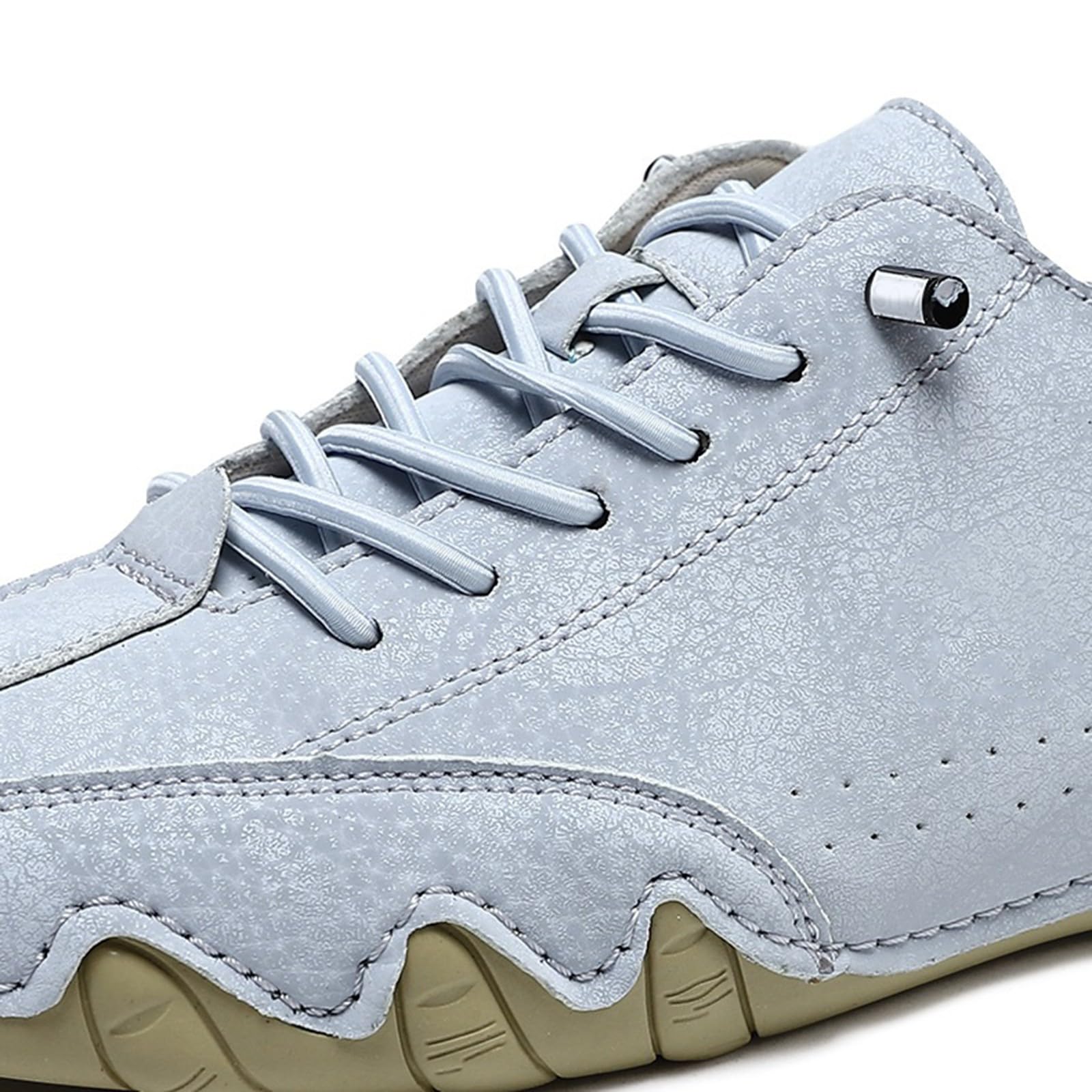 Scarpe da uomo ultra comode, basse da barca, in pelle, durevoli, per attività all'aria aperta, antiscivolo, unisex, basse, casual, tinta unita, per il tempo libero