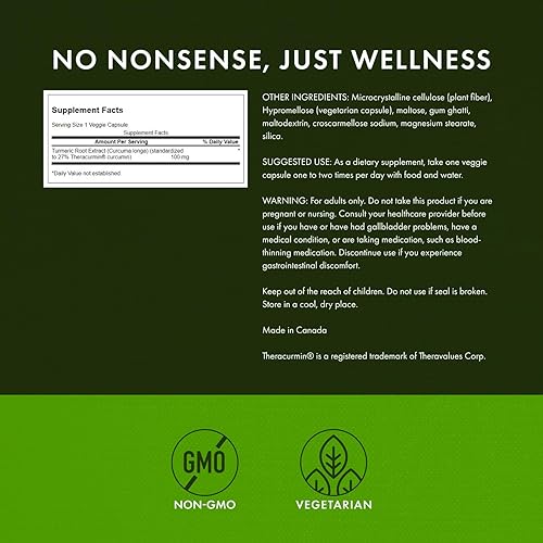 Miniatura 3 de Swanson Theracurmin - Suplemento de hierbas que apoya la salud y la movilidad de las articulaciones, formulado para una alta absorción, (30