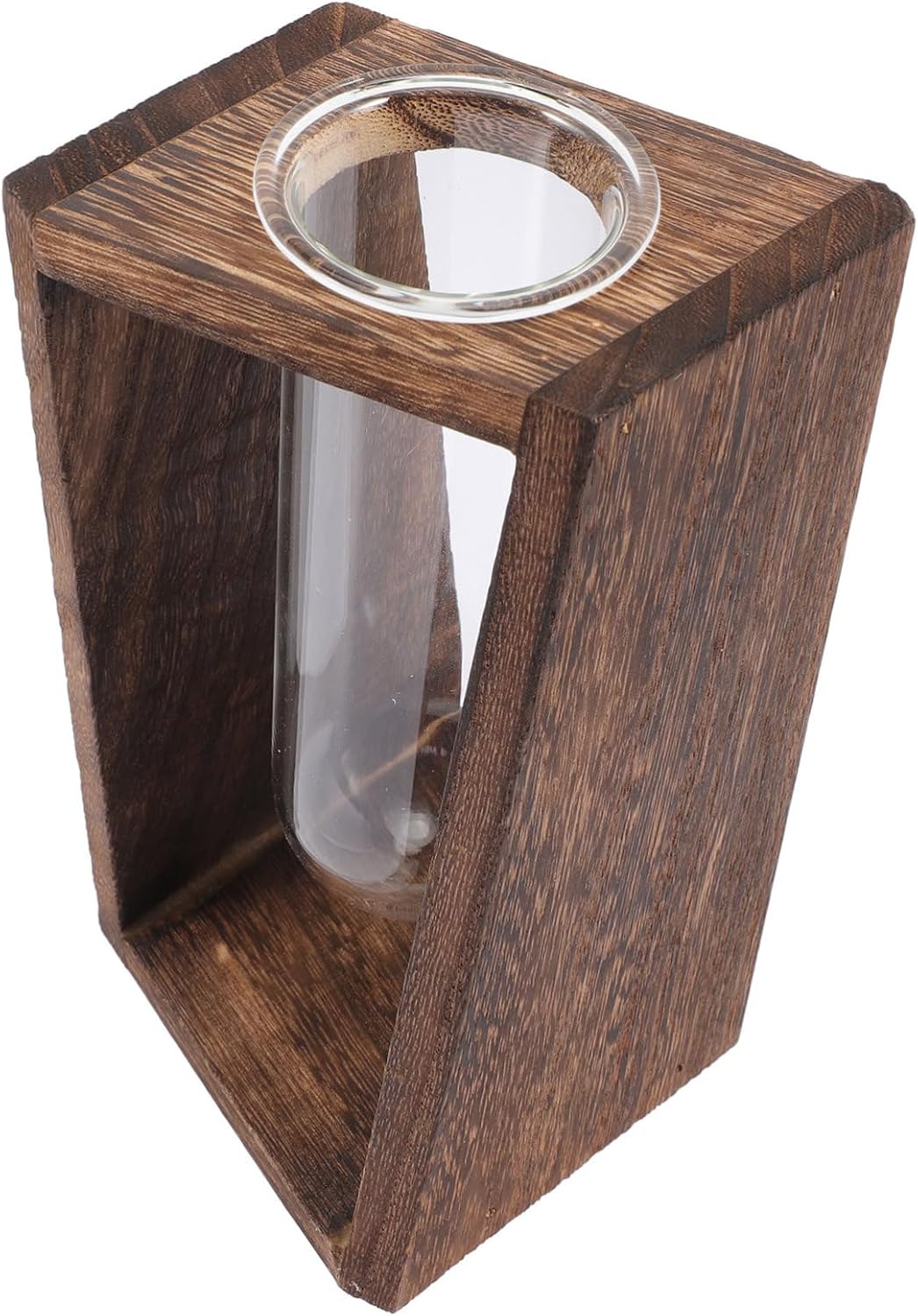 Happyyami 5pcs Glass Vase Wicker Flower Basket Tabletop Terrarium for Hydroponics Plants Decor Planters for Indoor Plants Houseplant Pots Vase Glass To Rotate Flower Arrangement Wood Desk