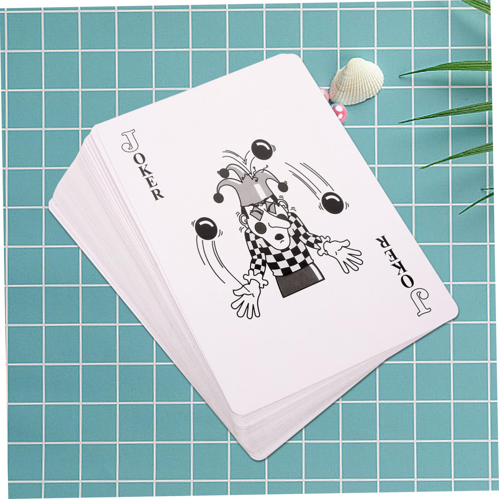TOYANDONA Cartas de Póquer Extra Grandes Fácil de Transportar de Papel Efecto Decorativo Juego de Mesa para Fiestas y Entretenimiento