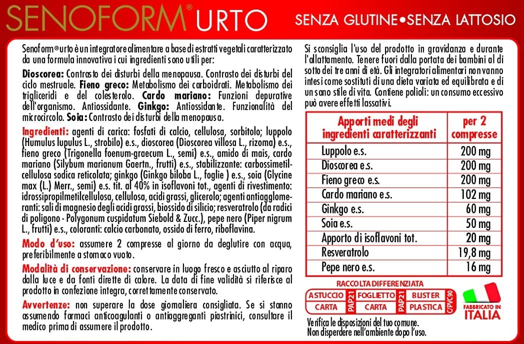 BENEFIT SENOFORM URTO INTEGRATORE ALIMENTARE rassodante seno 36 compresse