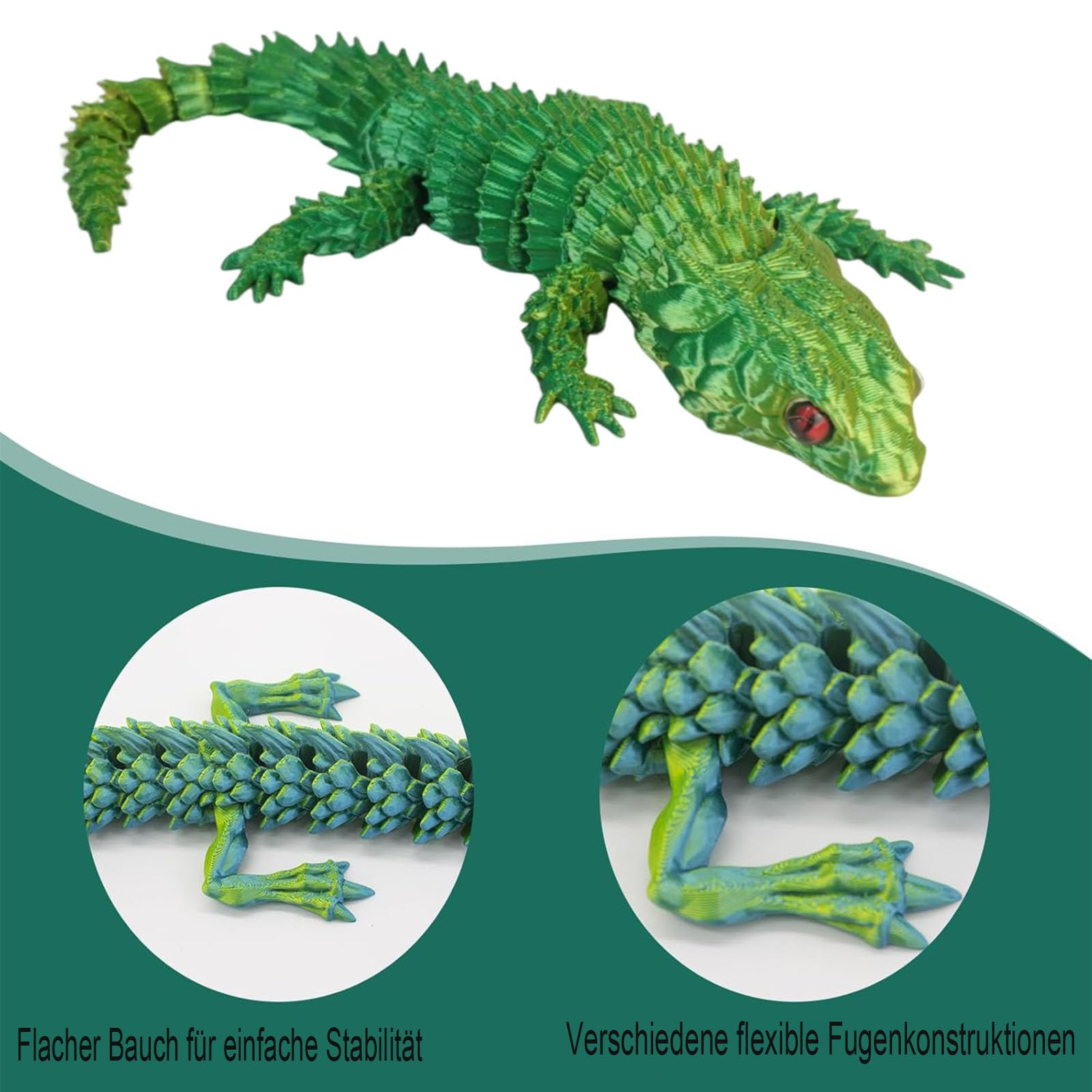 Modello di stampa 3D del giocattolo articolato flessibile Tardigrad file STL