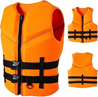 Kayaking Vest Adult High Buoyancy Swim Aid Adjustable Belt for Paddle Boarding Fishing Surfing Water Sports Swimming Boating Canoeing Rafting Outdoor Safety Gear Equipment