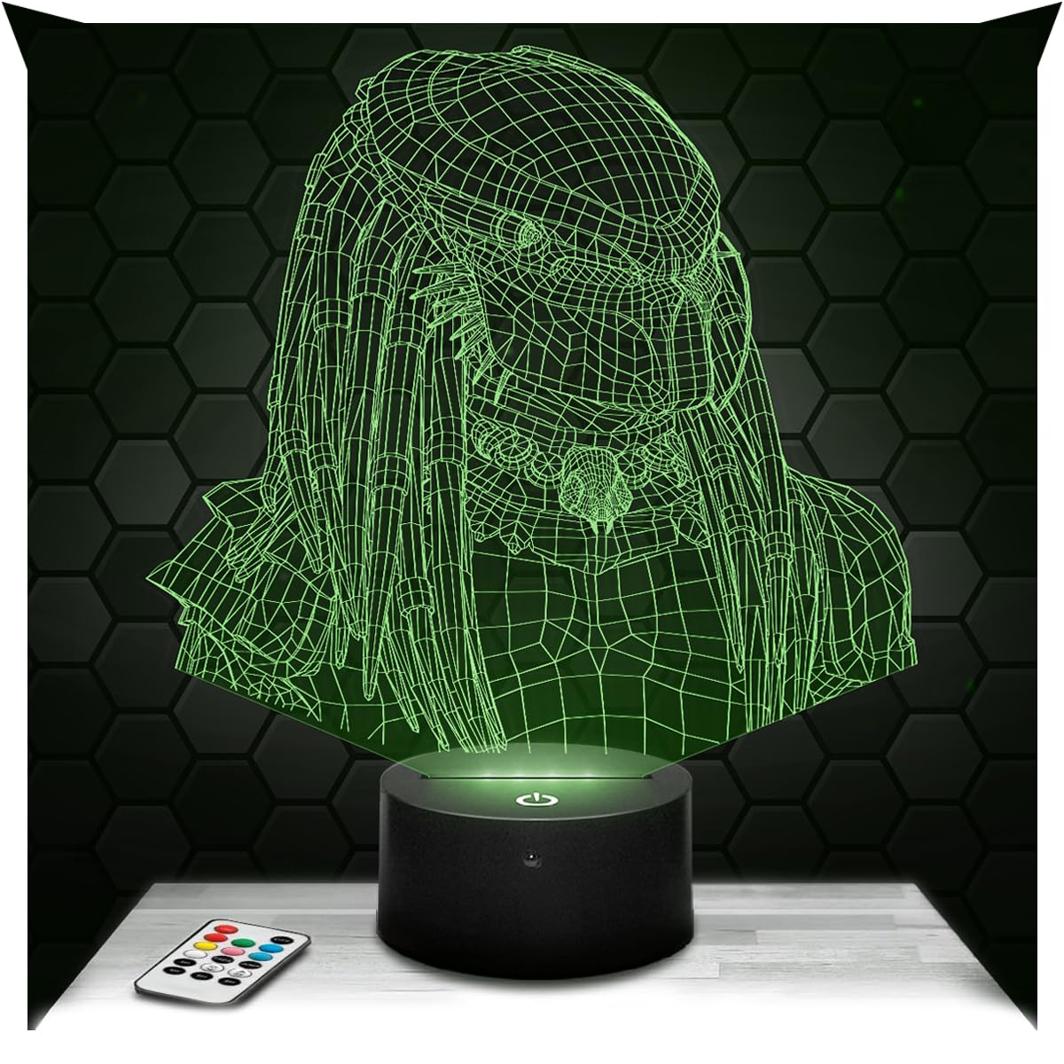 Lampephoto.fr - Science Fiction Film 3D Lamp Night Light 3D LED Illusion Lamp, Christmas Birthday Gift Idea for Boy and Girl Children's or Adult Bedroom Night Light, Bedside Lamp, Gifts Merchandising