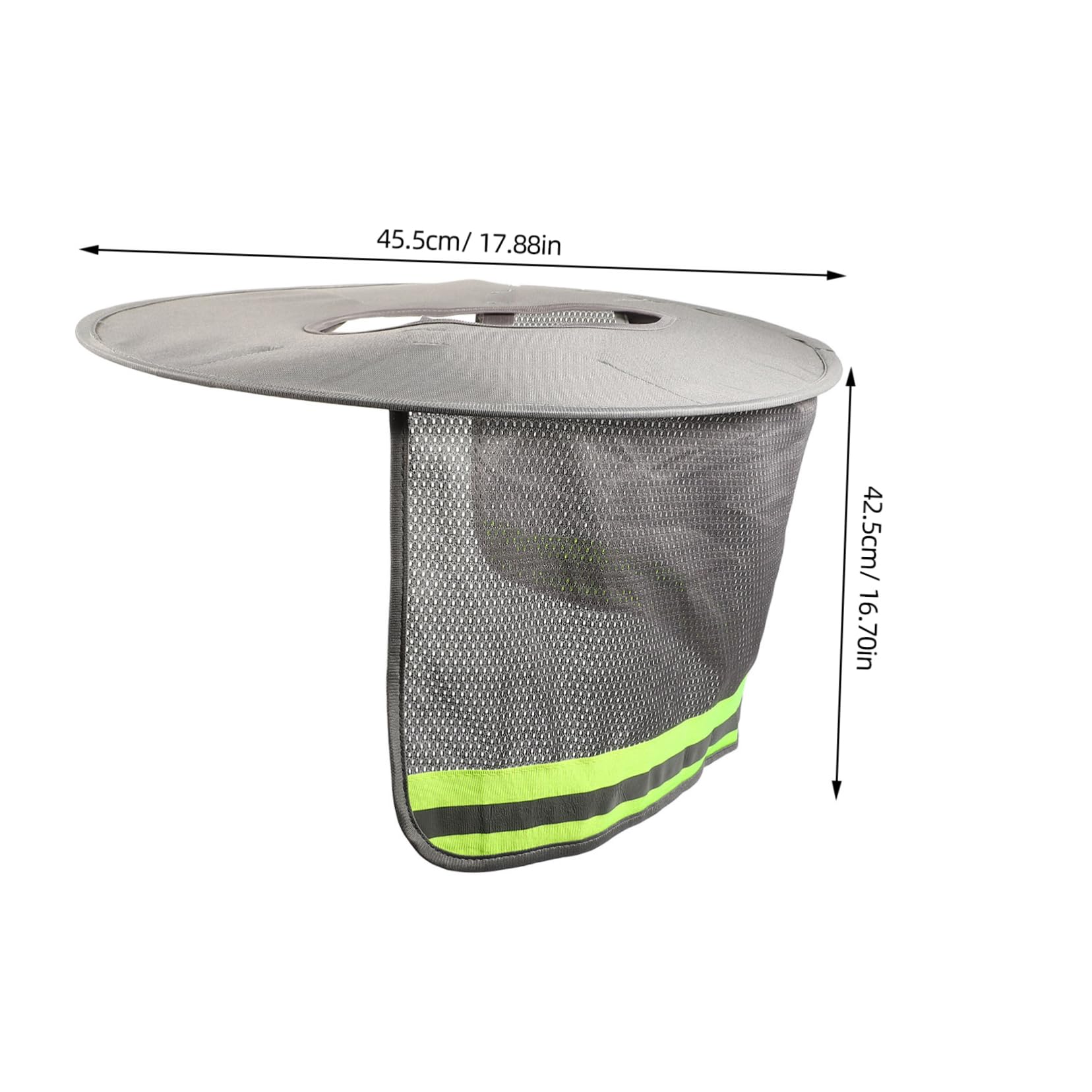 POPETPOP 6 Piezas Protector Solar para Cuello de Casco con Visera Accesorio Transpirable para Casco de Protección contra Rayos UV para Color Gris