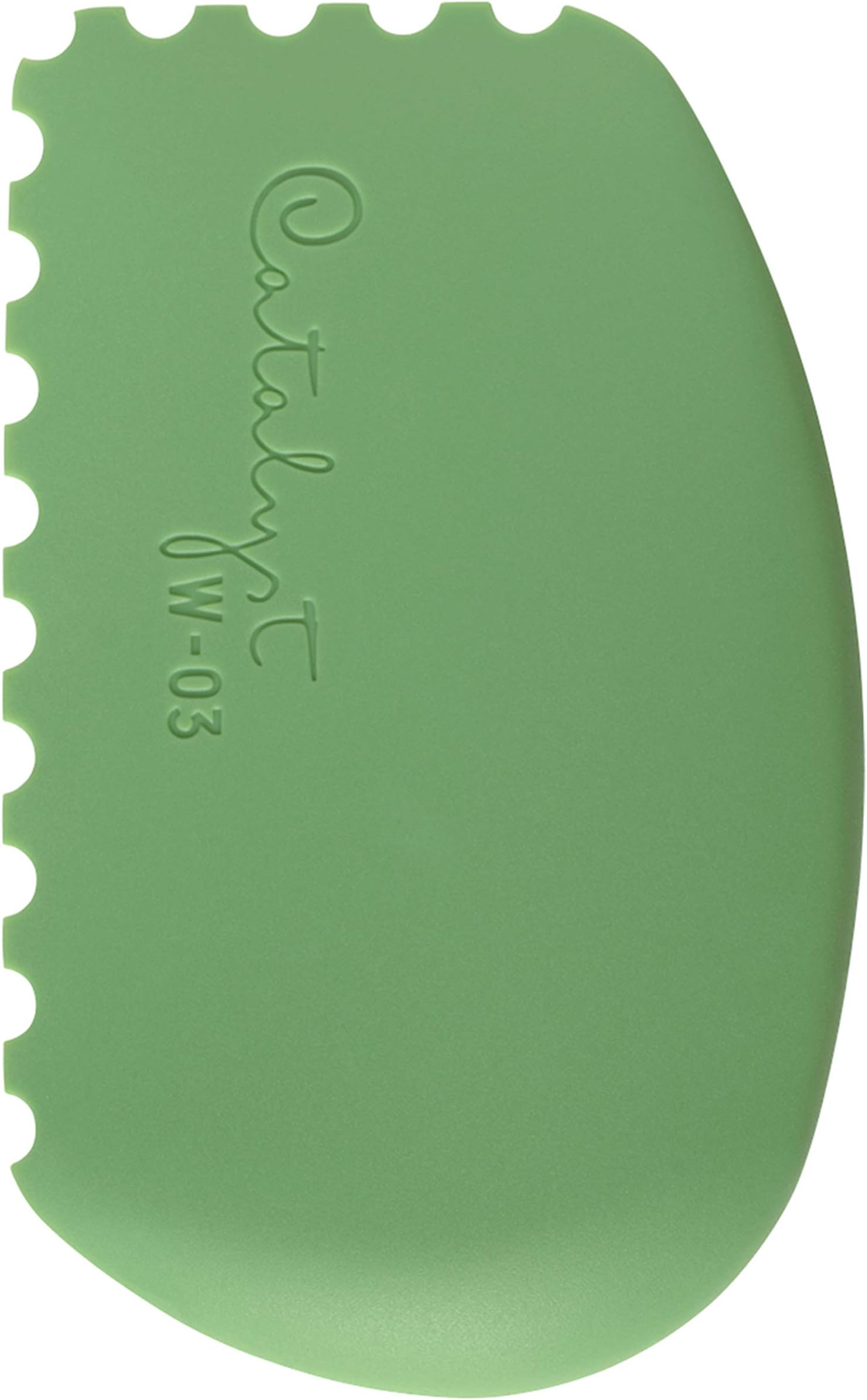 Catalyst Tools, Art Supplies for Texturizing and Moving Paint, Wedge- Green