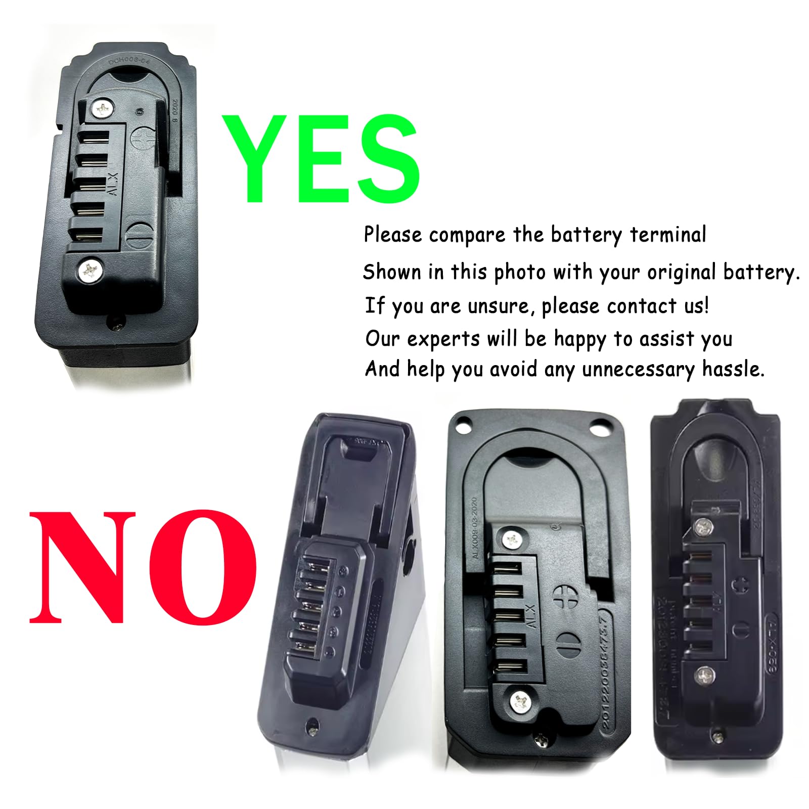 Amazon.com : SDTYYP 48V E-Bike Battery 10.4Ah 430mm for Jasion EB7