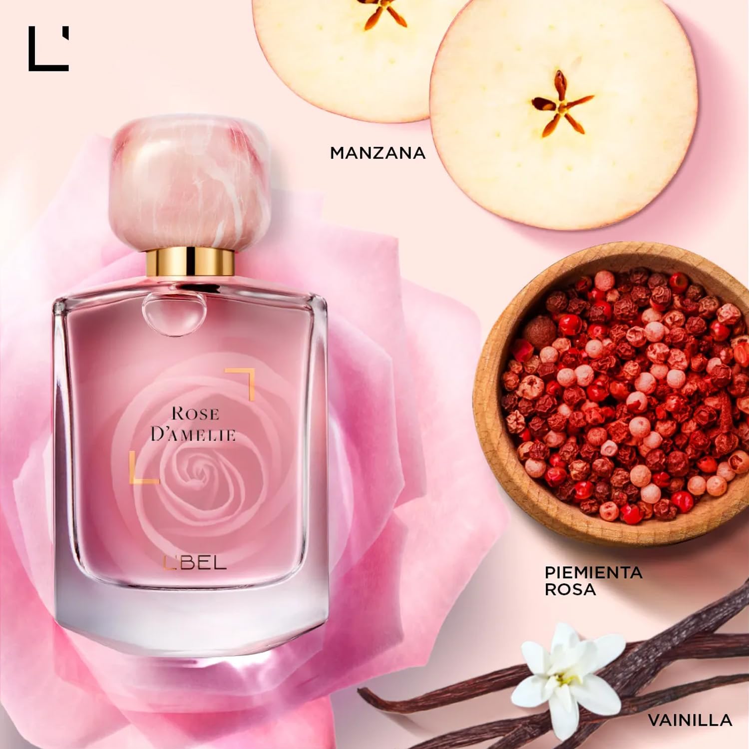 L'Bel Rose D'Amelie Long-Lasting Women's Perfume 45 ml