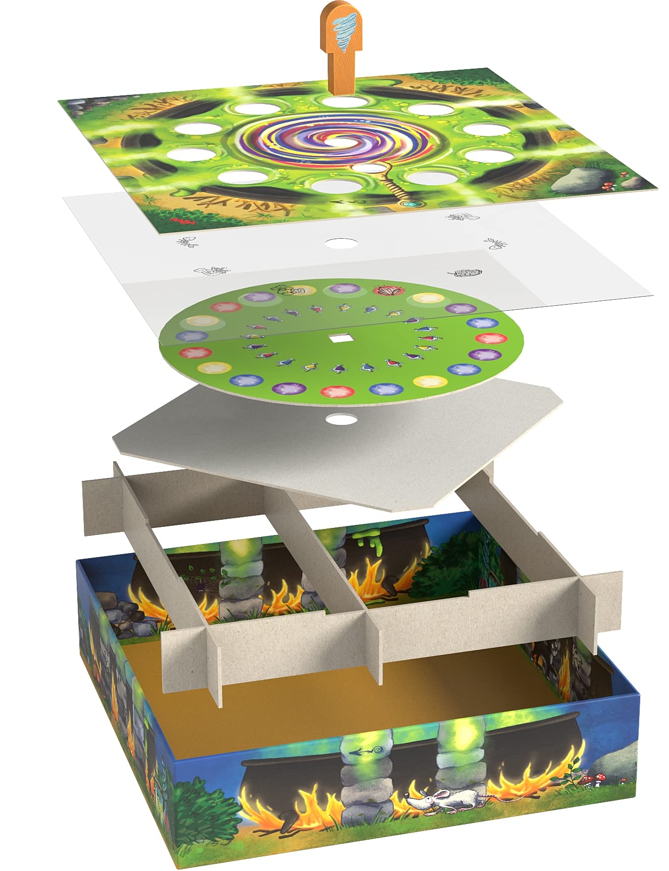 HABA Potion des sorciers-Jeu de Course et de mémoire-5 Ans et Plus, 305217