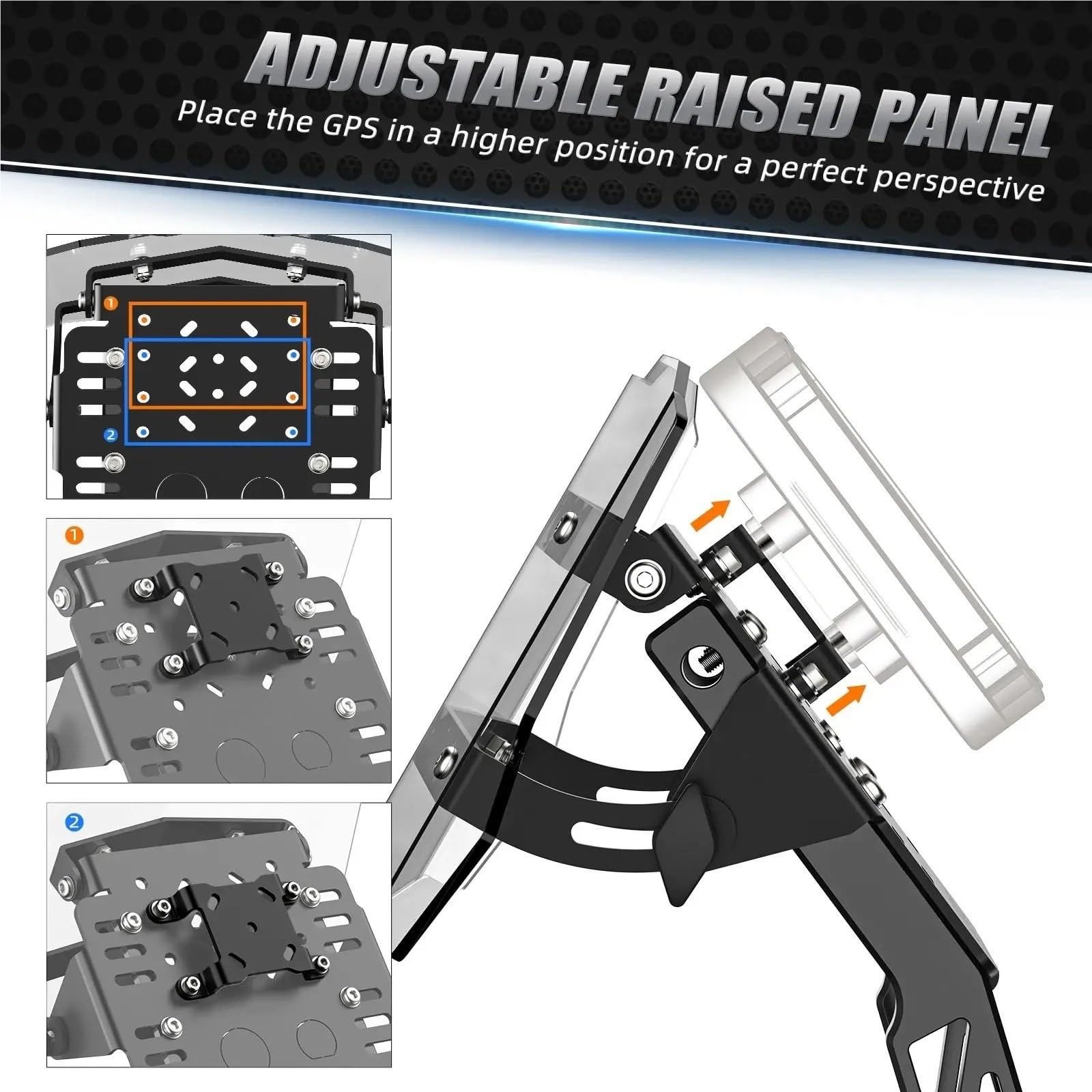 Soporte de navegación GPS para Motocicleta Compatible Para 690 Enduro R R 2008-2024 Compatible Para 701 Enduro 701 2016-2024 Kit carenado Para soporte montaje GPS Soporte de Navegación para Teléfono