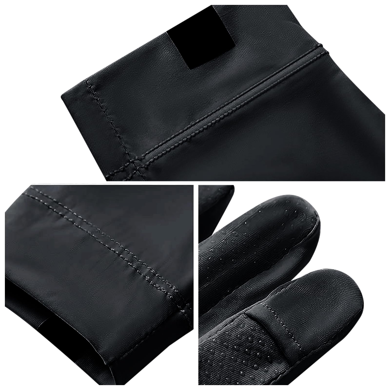 JIAHG Gants UV Protection Solaire Femme Gants Mince de Conduite Voiture à écran Tactile Mitaines Soie de Glace Léger Respirant Antidérapant pour Cyclisme Golf Pêche Camping