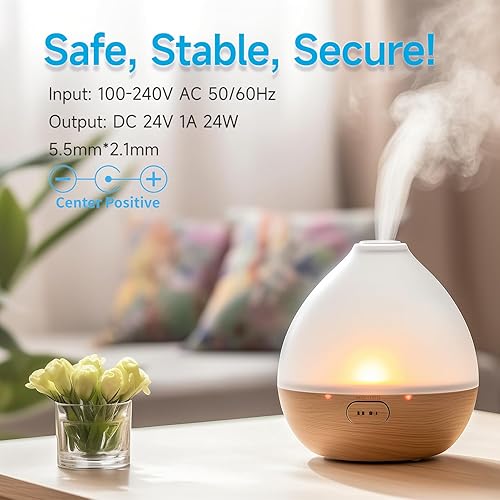 Miniatura 7 de Adaptador de fuente de alimentación de 24 V 1 A, 100 V-240 V a 24 V 1A ACDC adaptador de fuente de alimentación de conmutación para tira LED,