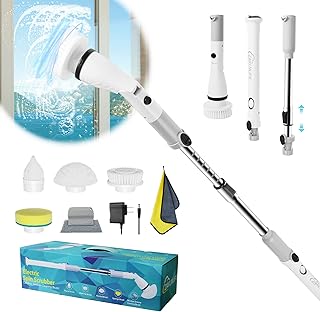 Sponsored Ad - Shower Cleaning Brush, Electric Spin Scrubber, Cordless Shower Scrubber for Cleaning, Tub and Tile Power Sc...