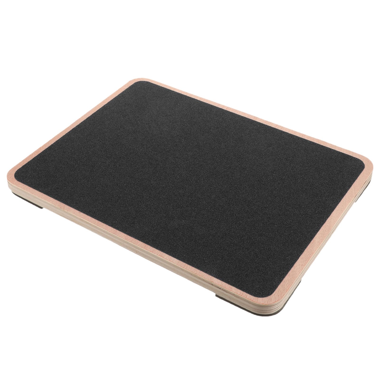 TOYANDONA Tavola Equilibrio in Legno Quadrata per Adulti Strumento di Esercizio per Fitness e Allenamento di Coordinazione Migliora L'equilibrio Nero