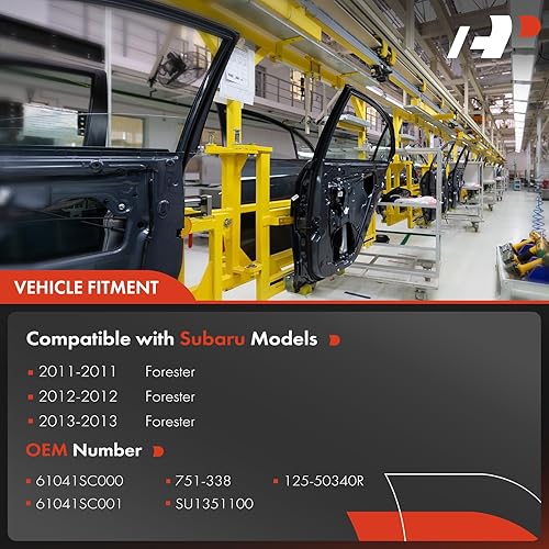 Miniatura 3 de A-Premium Elevalunas eléctrico con motor compatible con Subaru Forester 2009-2013 Delantero derecho