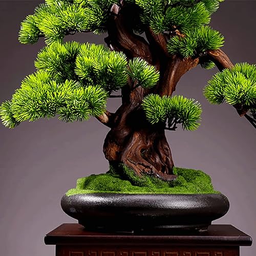 Miniatura 3 de Árbol bonsái artificial, árbol bonsái artificial, adorno de planta en maceta, simulación de bonsái, planta verde, decoración de plantas artificiales