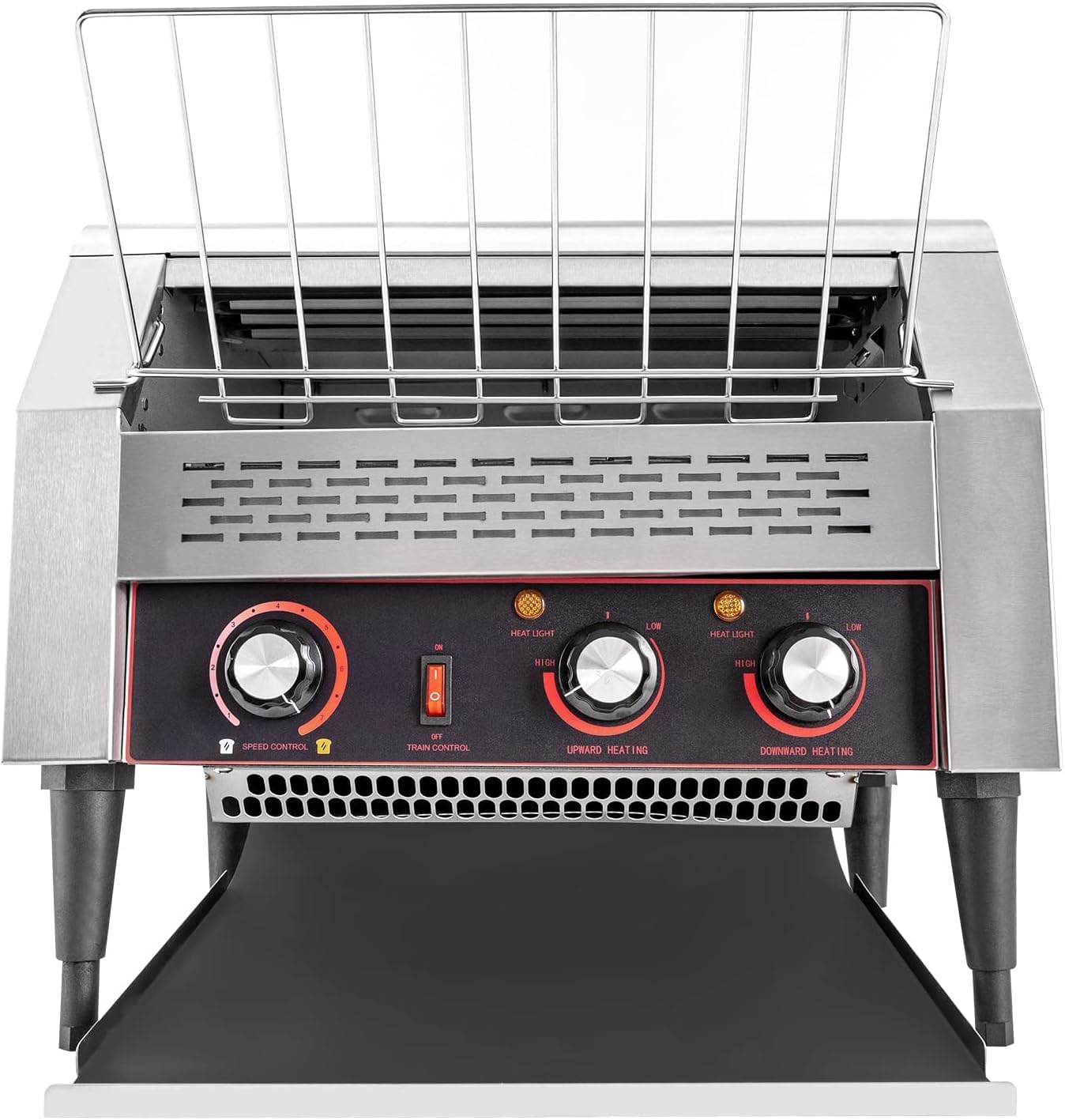 Four Grille-Pain électrique à Convoyeur Professionnel - 450 Tranches/Heure, Acier Inoxydable - Idéal pour Restaurants, Boulangeries Et Buffets - Haute Efficacité Et Conception Durable