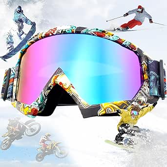 Benaton Motocross Brille - Winddicht & Anti-Beschlag Für Ski & Motorrad
