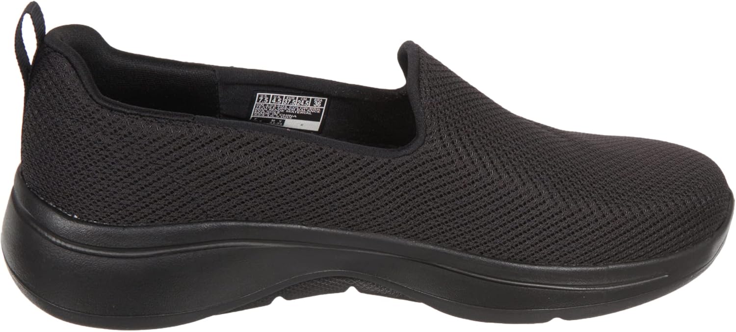 Skechers Women's Go Walk Arch Fit-Grateful Sneakers 7.5 Black