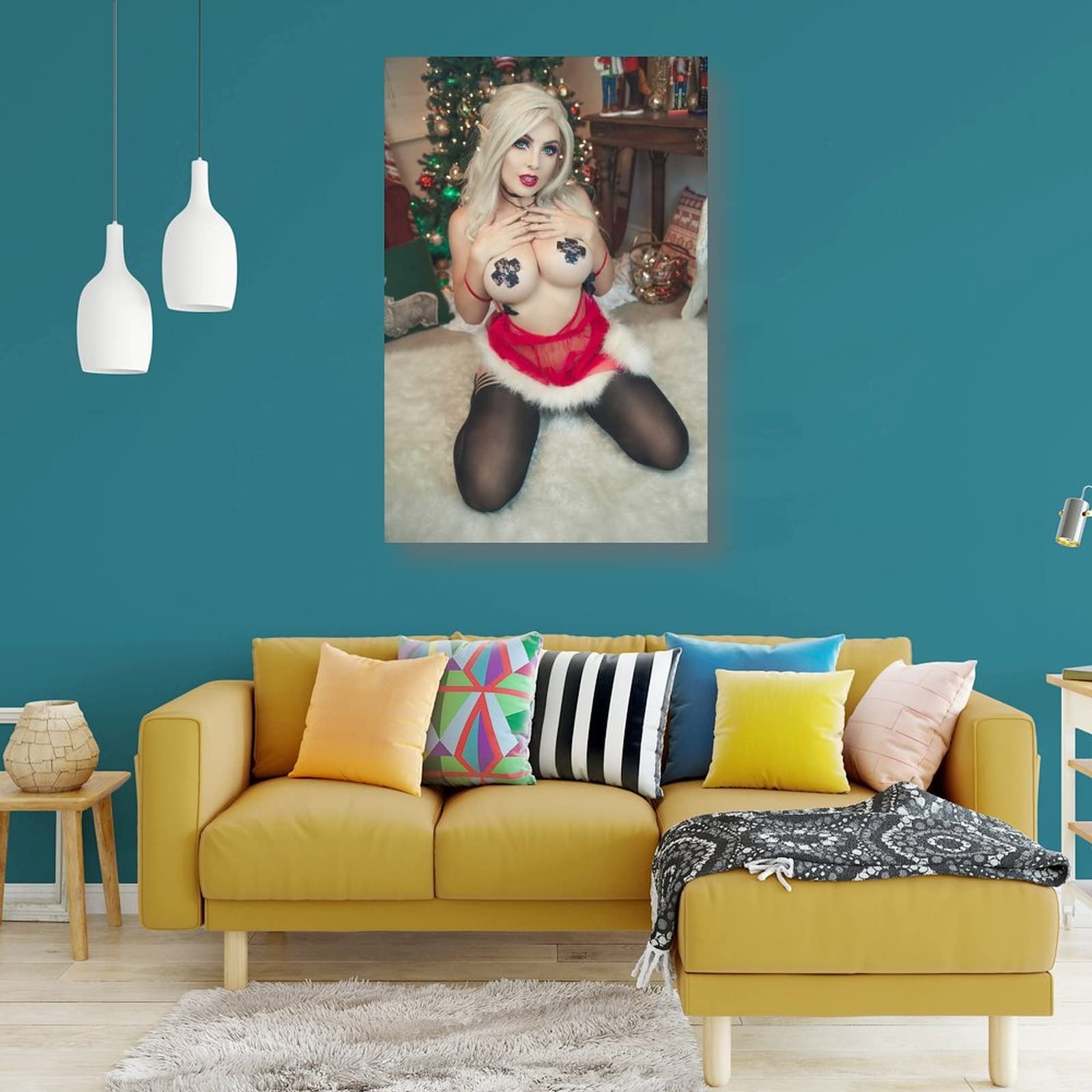Amazon.com: HUANGCHEN Christmas Girl Jessica Nigri Sexy Poster Canvas Wall  Art Prints Poster Gifts Photo Picture Painting Posters Room Decor Home  Decorative 20x30inch(50x75cm) : לבית ולמטבח