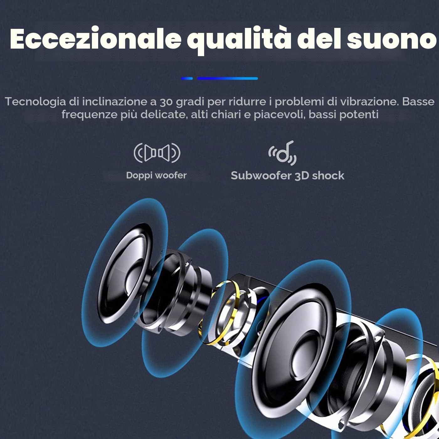 Soundbar per PC/Laptop,Casse PC,Altoparlante da Gioco Con Fantastiche Luci LED,Alimentazione USB, Jack da 3,5 mm, Altoparlanti PC per Computer, Mobile, Tablet,laptop