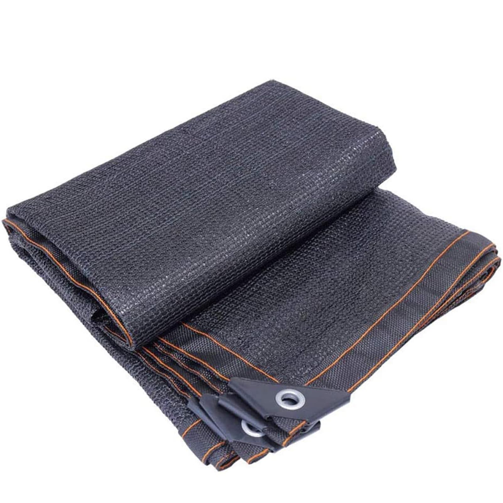 Malla de sombreado negra para plantas en patios confortables y huertos
