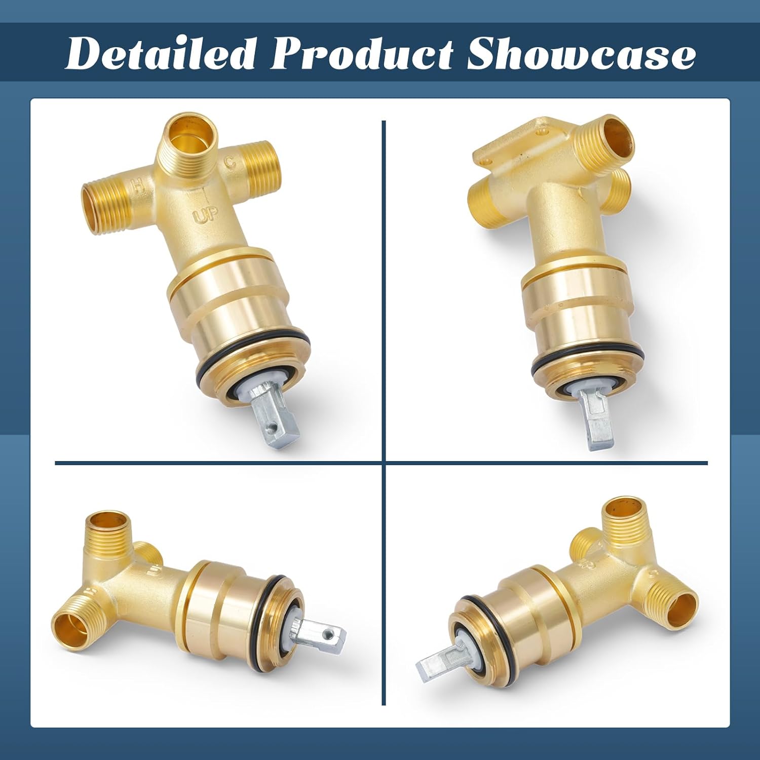 R3510-WL Shower Valve Compatible with Delta Single-Handle Bathroom Faucets, Wall-Mount Rough-in Valve Bathtub & Shower Faucet Installation