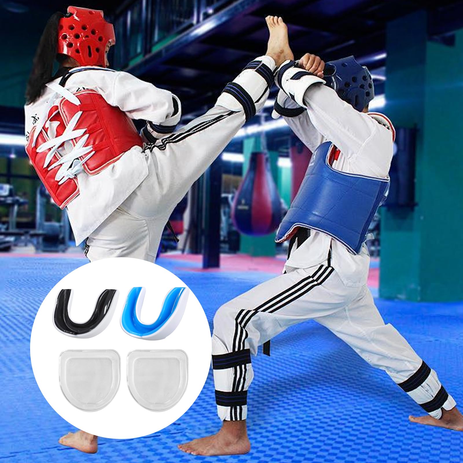 Protector Bucal Niños 5-8 Años (2 Unidades) - Boxeo, Rugby, Hockey - Tecnología de Doble Densidad - EVA — view 6