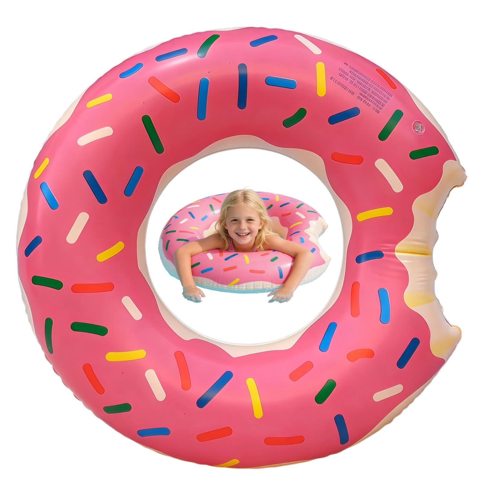 HUANYO Swimming Rings for Kids Adults,Donut Swim Tube,Inflatable Ring, Inflatable Pool Floats，Rubber Ring for Swimming,Swimming Tube Pool Float,Swim Rings,Pool Rings (70# Children)