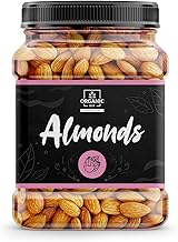Organic Box 100% Natural and Premium California Almonds | Quality Badam Giri | Bold Size | Real Nuts | Whole Natural Dry Fruits (1 KG)