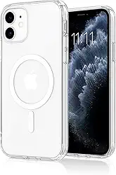 Capa Mag-safe para [iPhone 11] Capinha Magnetica Premium com [Proteção de Camera] Clear Case [Anti-Amarelamento] Compatível com MagSafe, Transparente Slim, Resistente a Riscos e Anti Impacto