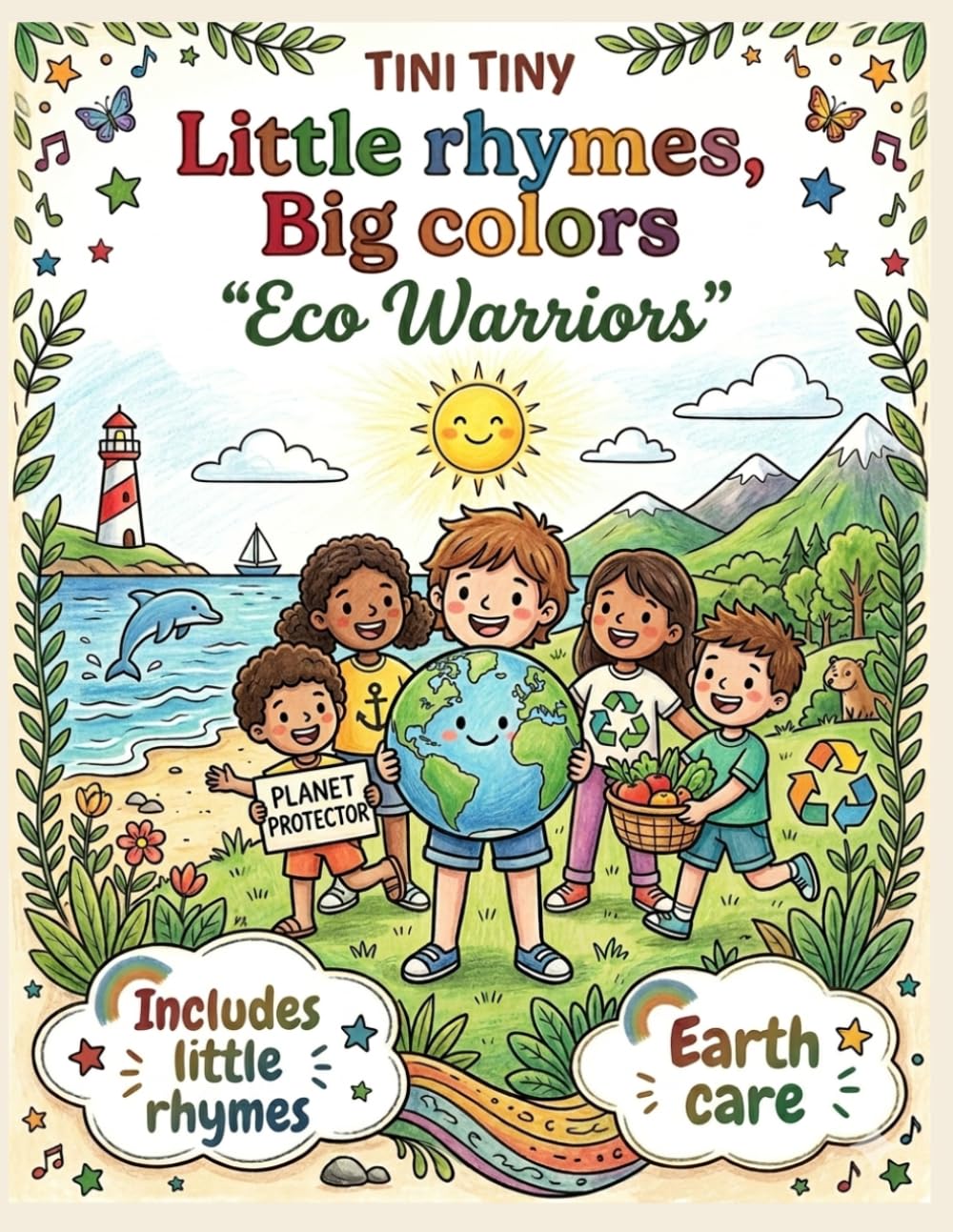 TINI TINY BOOKS: Little Rhymes,Big Colors: Eco Warriors