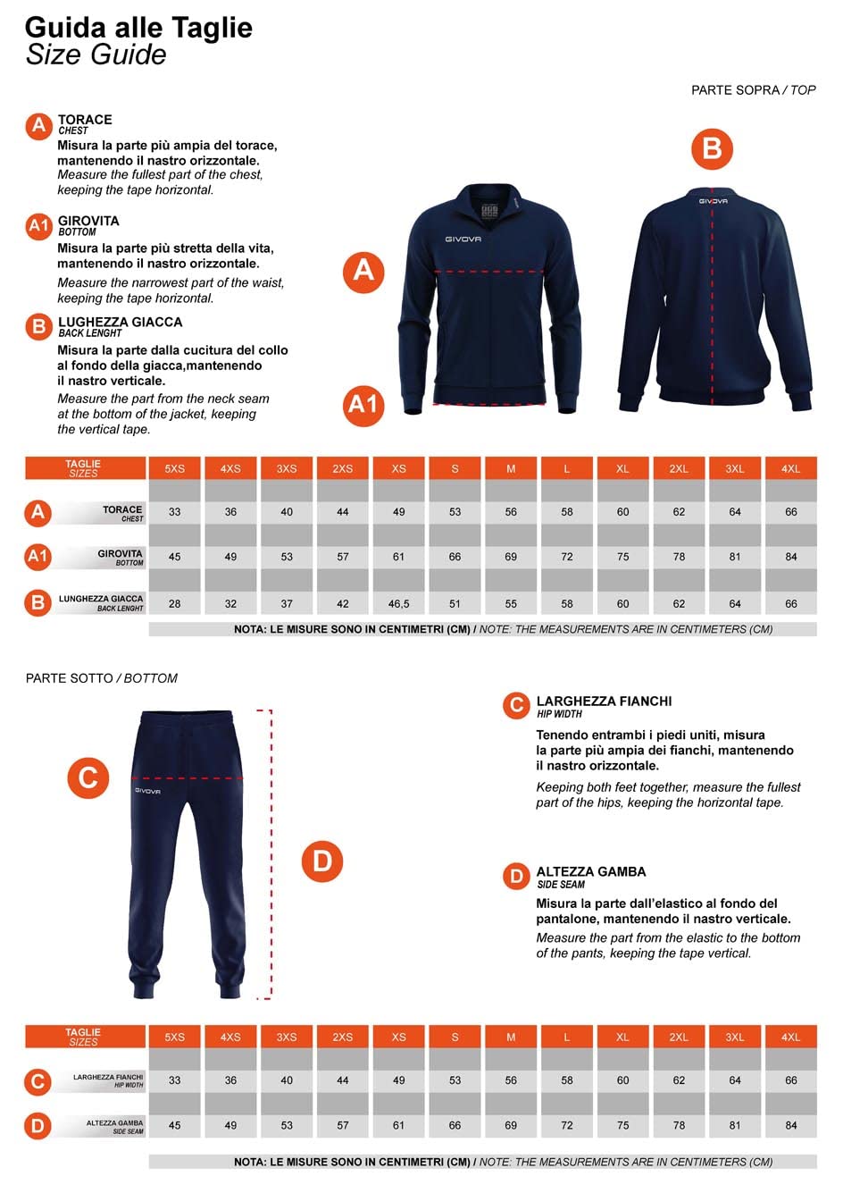 Givova TUTA VISA MELANGE CON CAPPUCCIO POLARFLEECE Tg.