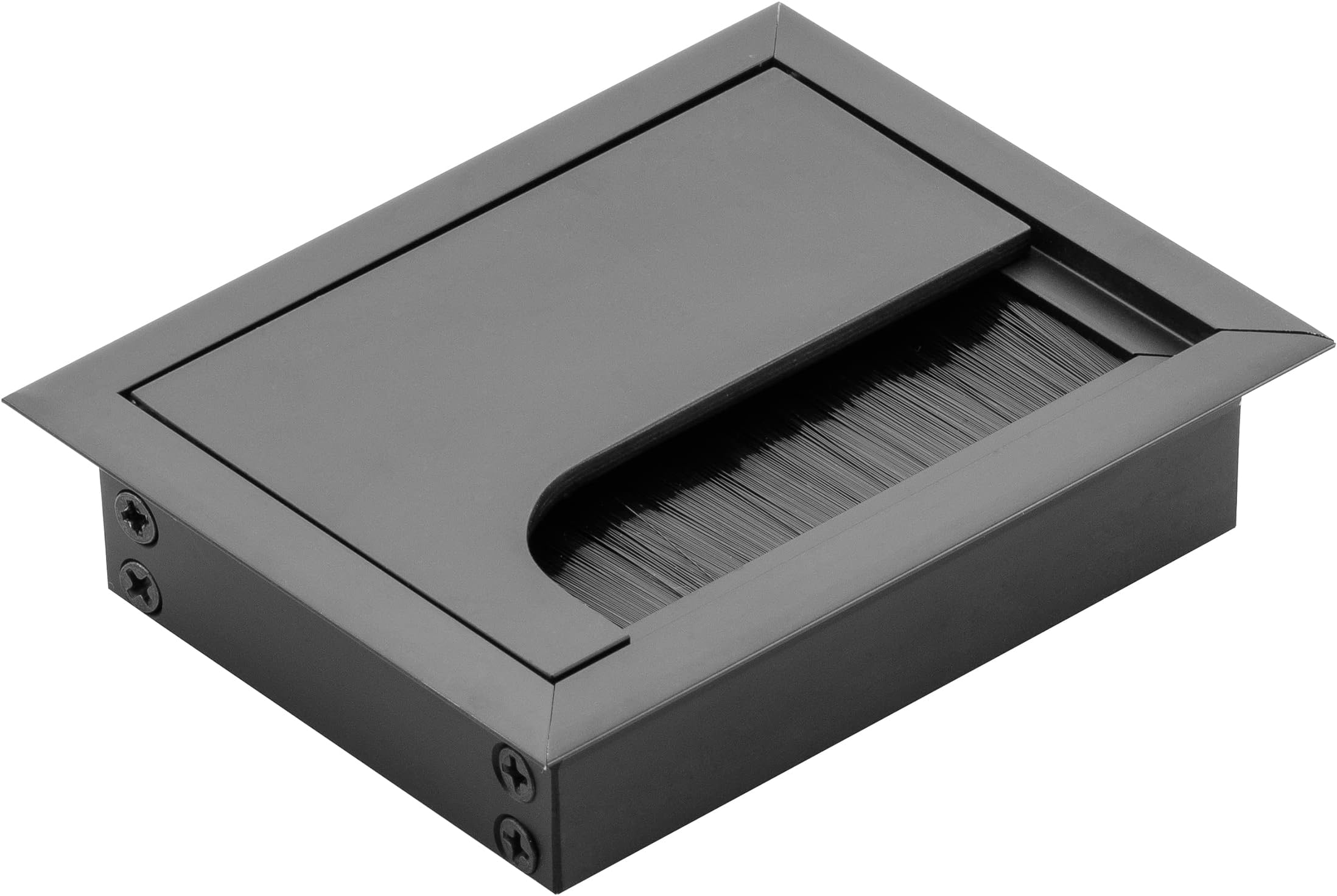 10 Pcs 35 Mm Schwarze Kabeldurchfuehrung Kabeldurchlass Schreibtisch Tisch Aus Draht 88125230