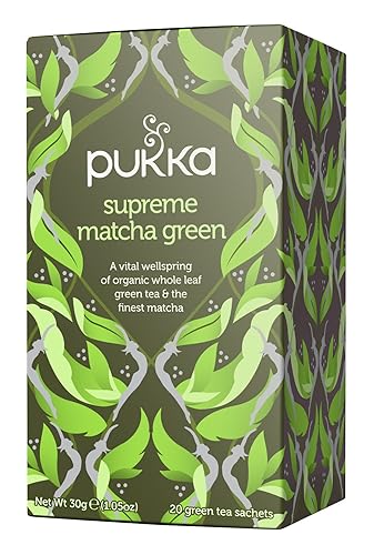 Miniatura 2 de Pukka Supreme Matcha Green Té verde de hierbas orgánico con Oothu, Sencha y Suio Gang, 20 unidades (paquete de 6)