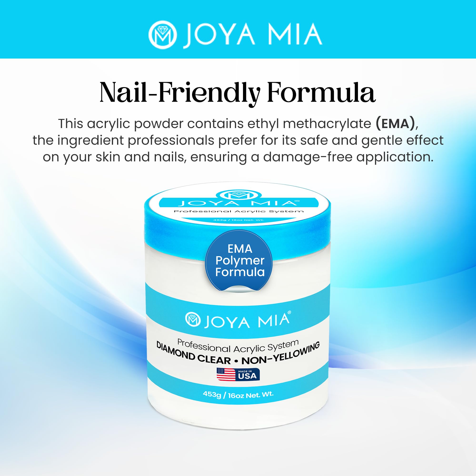 Joya Mia MMA-Free Acrylic Powder for Nails