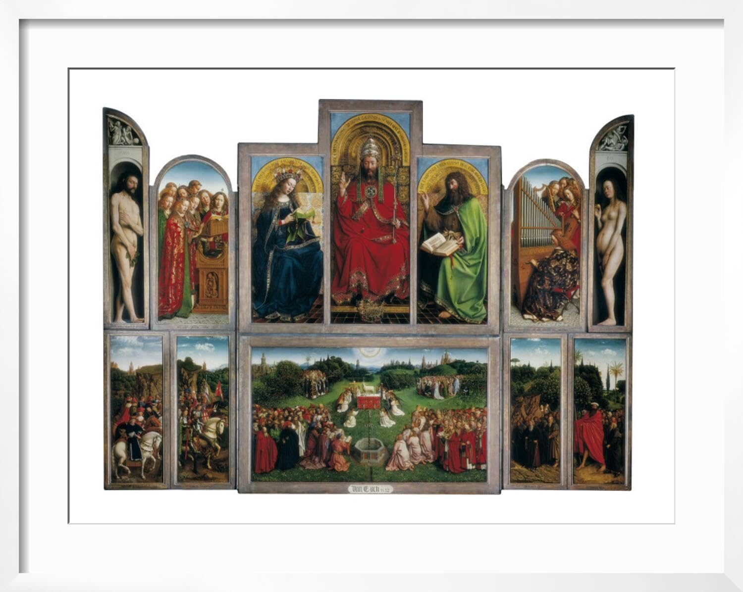 Amazon.com: ART.COM Wall Art Print The Ghent Altarpiece or